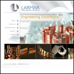 Screen shot of the Larmar Precision Engineering Co Ltd website.