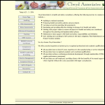 Screen shot of the Clwyd Associates website.