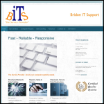 Screen shot of the Bridon IT Support Ltd website.
