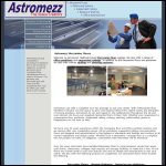 Screen shot of the Astromezz Ltd website.