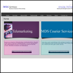 Screen shot of the MDS Tele-services website.