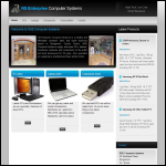 Screen shot of the N S Enterprise Computer Systems website.