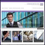 Screen shot of the Corporate Works Ltd website.