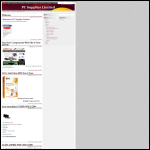 Screen shot of the PC Supplies Ltd website.
