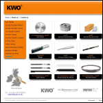 Screen shot of the K W O Tools (UK) Ltd website.