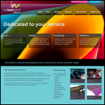 Screen shot of the Colourpoint Litho Ltd website.