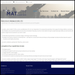 Screen shot of the Matwest (UK) Ltd website.