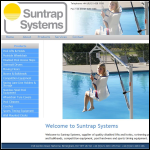 Screen shot of the Suntrap Systems website.