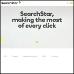 Screen shot of the Search Star Ltd website.