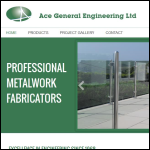 Screen shot of the Ace General Engineering (Cornwall) Ltd website.