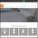 Screen shot of the Planned Lighting Maintenance Ltd website.