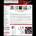 Screen shot of the Lincoln House Ltd website.