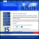 Screen shot of the Ruella James Ltd website.