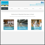 Screen shot of the Resintek Services Ltd website.