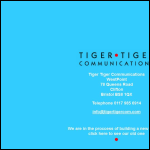 Screen shot of the Tiger Tiger Communications Ltd website.