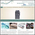 Screen shot of the Midland Reprographics Ltd website.
