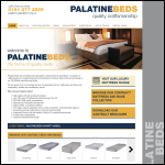 Screen shot of the Palatine Beds website.