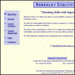 Screen shot of the Berkeley Executive website.