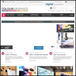 Screen shot of the ColourGraphics.Com website.