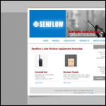 Screen shot of the Senflow Systems (UK) Ltd website.