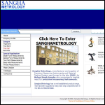 Screen shot of the Sangha Metrology website.