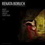 Screen shot of the Renata Boruch Photography website.
