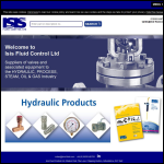 Screen shot of the ISIS Fluid Control Ltd website.