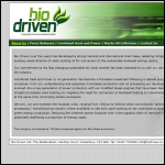 Screen shot of the Bio Driven Ltd website.