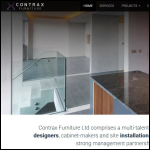 Screen shot of the Contrax Furniture Ltd website.