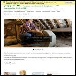 Screen shot of the Celtic Sustainables website.