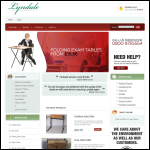 Screen shot of the Lyndale Compact Furniture Specialists website.