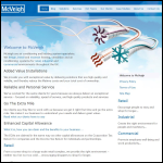 Screen shot of the Mcveigh Technical Solutions website.