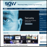 Screen shot of the Sgw Security Consulting website.