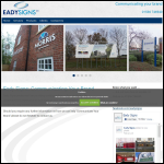 Screen shot of the Eady Signs website.