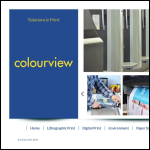 Screen shot of the Sarum Colourview Ltd website.