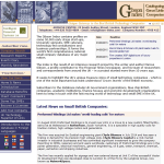 Screen shot of the Gibson Index Ltd website.