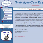 Screen shot of the Strathclyde Cash Registers Ltd website.
