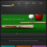 Screen shot of the Noisyspace Ltd website.