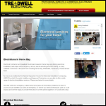 Screen shot of the Treadwell Electrical website.