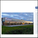 Screen shot of the Renson Fabrications Ltd website.