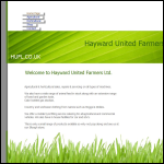 Screen shot of the Hayward United Farmers Ltd website.