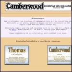 Screen shot of the Camberwood Tools & Thomas Engineering website.