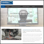 Screen shot of the Lenalea Electronics website.