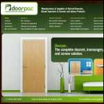 Screen shot of the Doorpac Ltd website.