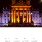 Screen shot of the First Light (London) Ltd website.