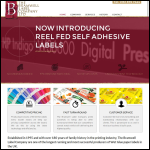 Screen shot of the The Bramwell Label Company website.