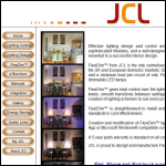 Screen shot of the John Clayton Lighting Ltd website.