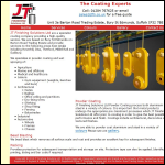 Screen shot of the Jt Finishing Solutions Ltd website.