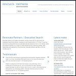 Screen shot of the Renovata Partners website.