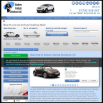 Screen shot of the Butlers Vehicle Solutions Ltd website.